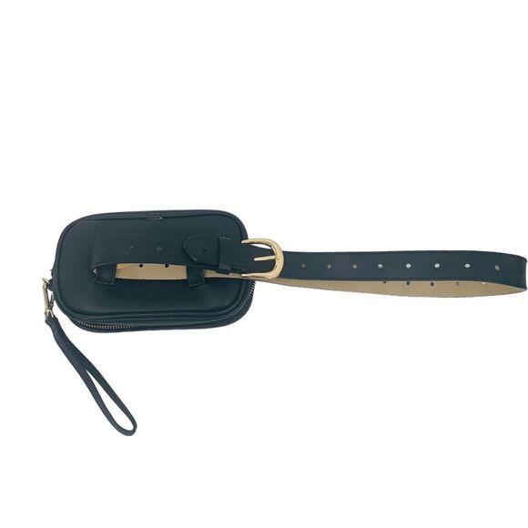 Steve Madden Black Belt Wristlet Bag - Picture 3 of 6